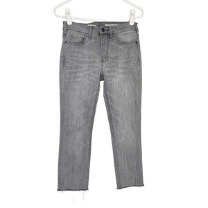 Anthropologie Pilcro High Rise Skinny Jeans Size‎ 27 Gray Crop
